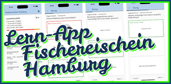 Lern-App "Fischereischein Hamburg"